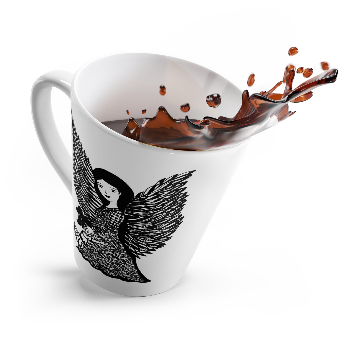 My Guardian Angel Latte Coffee Mug