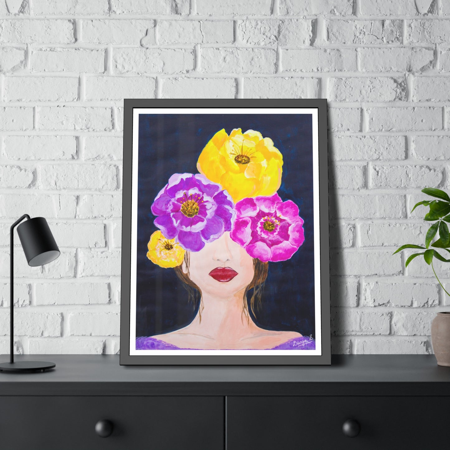 Through a Floral Haze - Poster