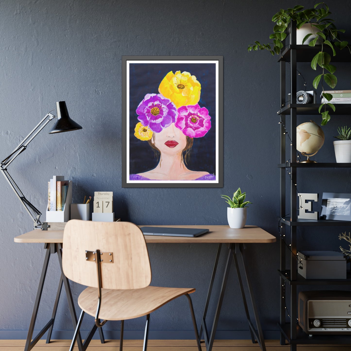Through a Floral Haze - Poster