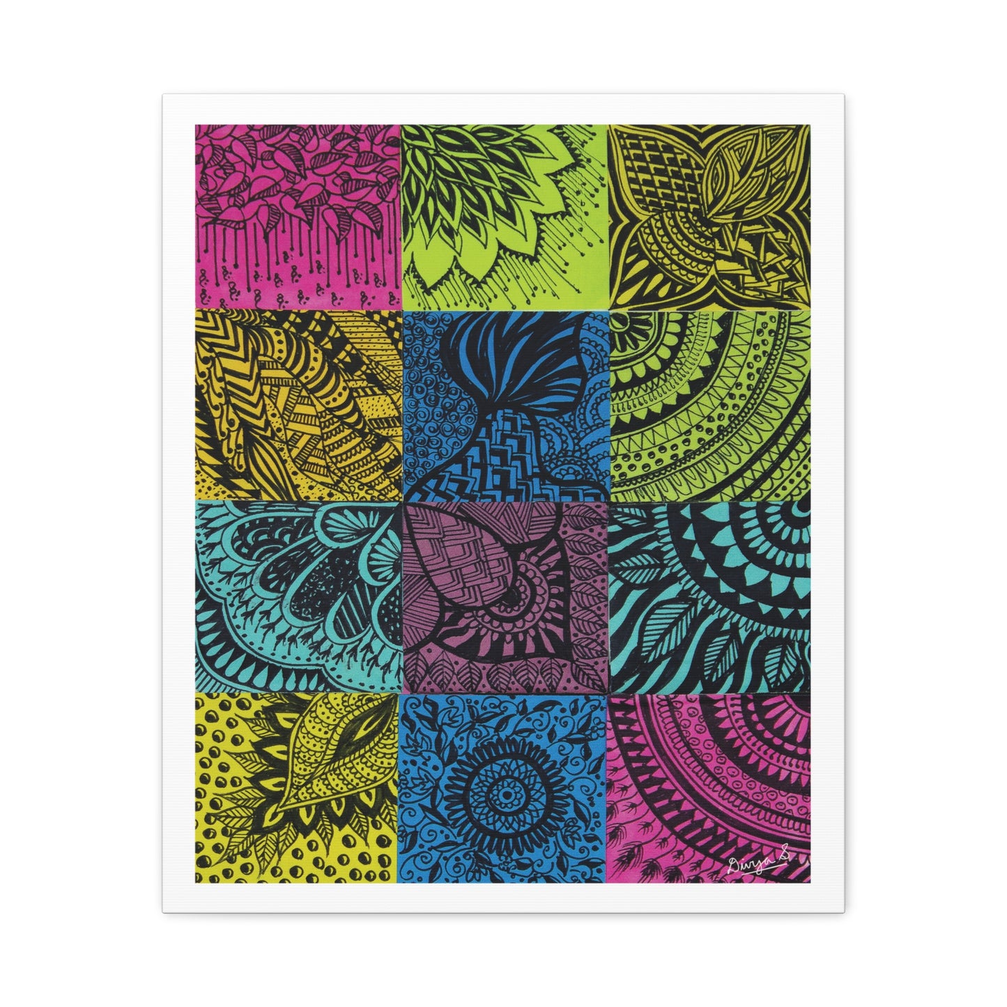 Post-it Palette - II Canvas