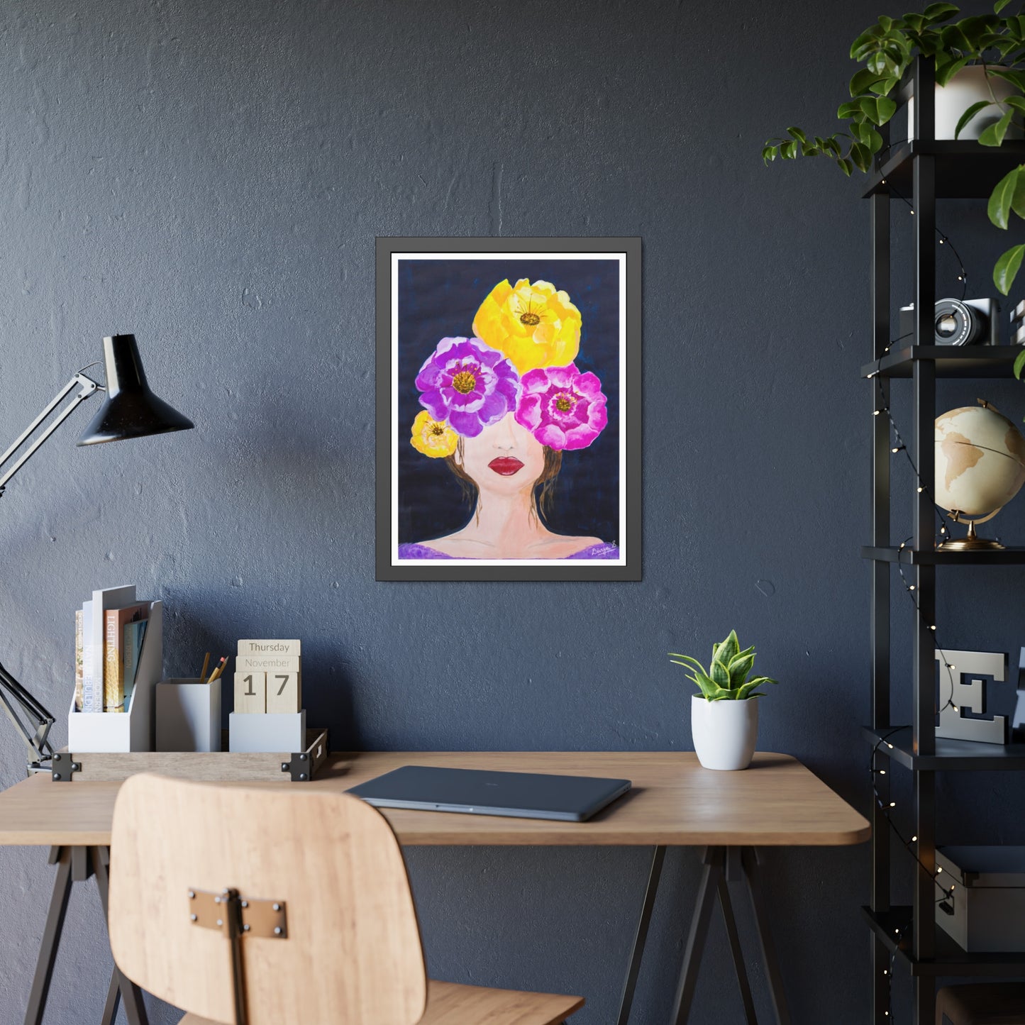 Through a Floral Haze - Poster
