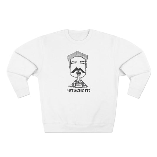 Movember Men's Crewneck Sweatshirt, Mustache Awareness Jumper, November Charity Pullover, Dad Gift, Son Present, Husband Clothing, Boyfriend