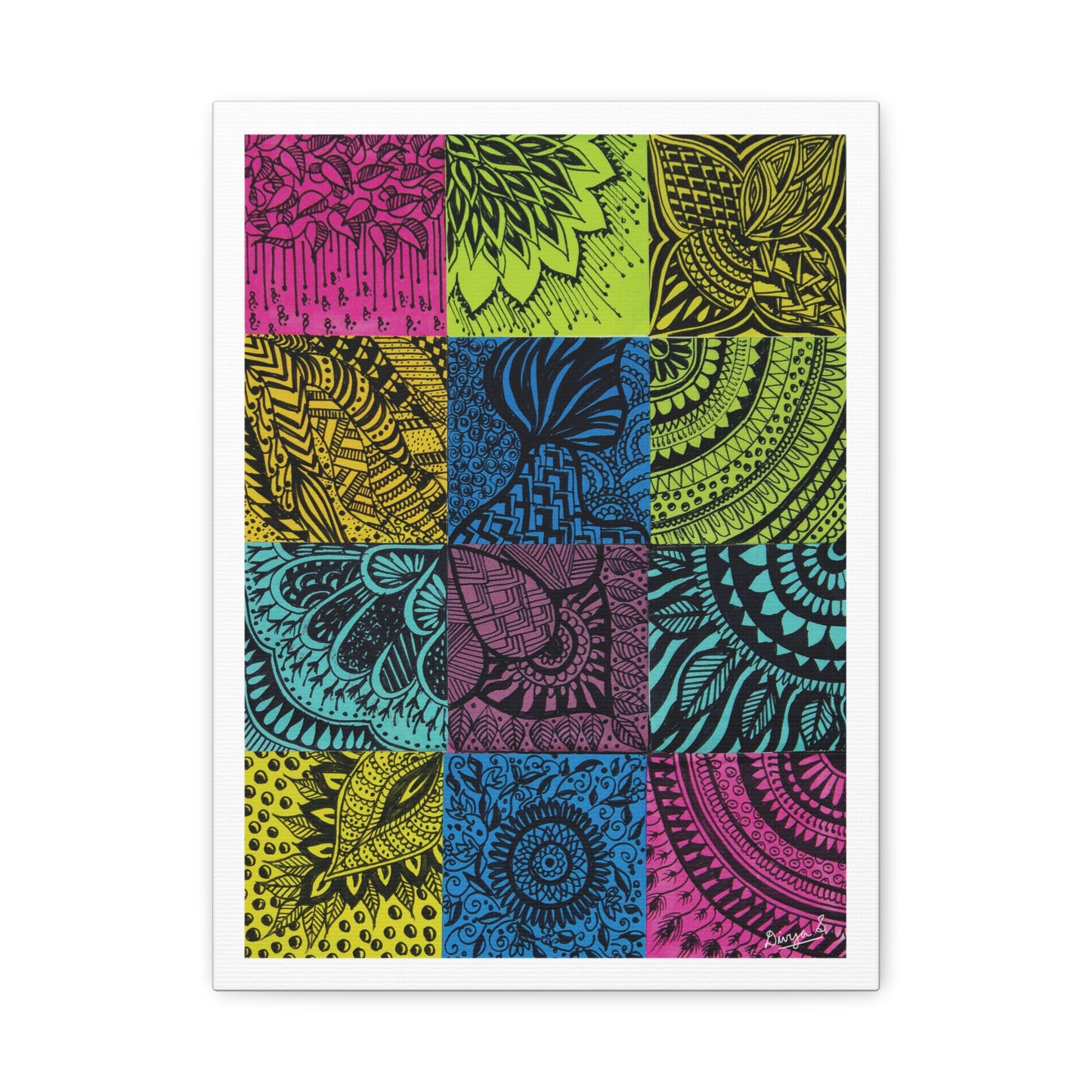 Post-it Palette - II Canvas