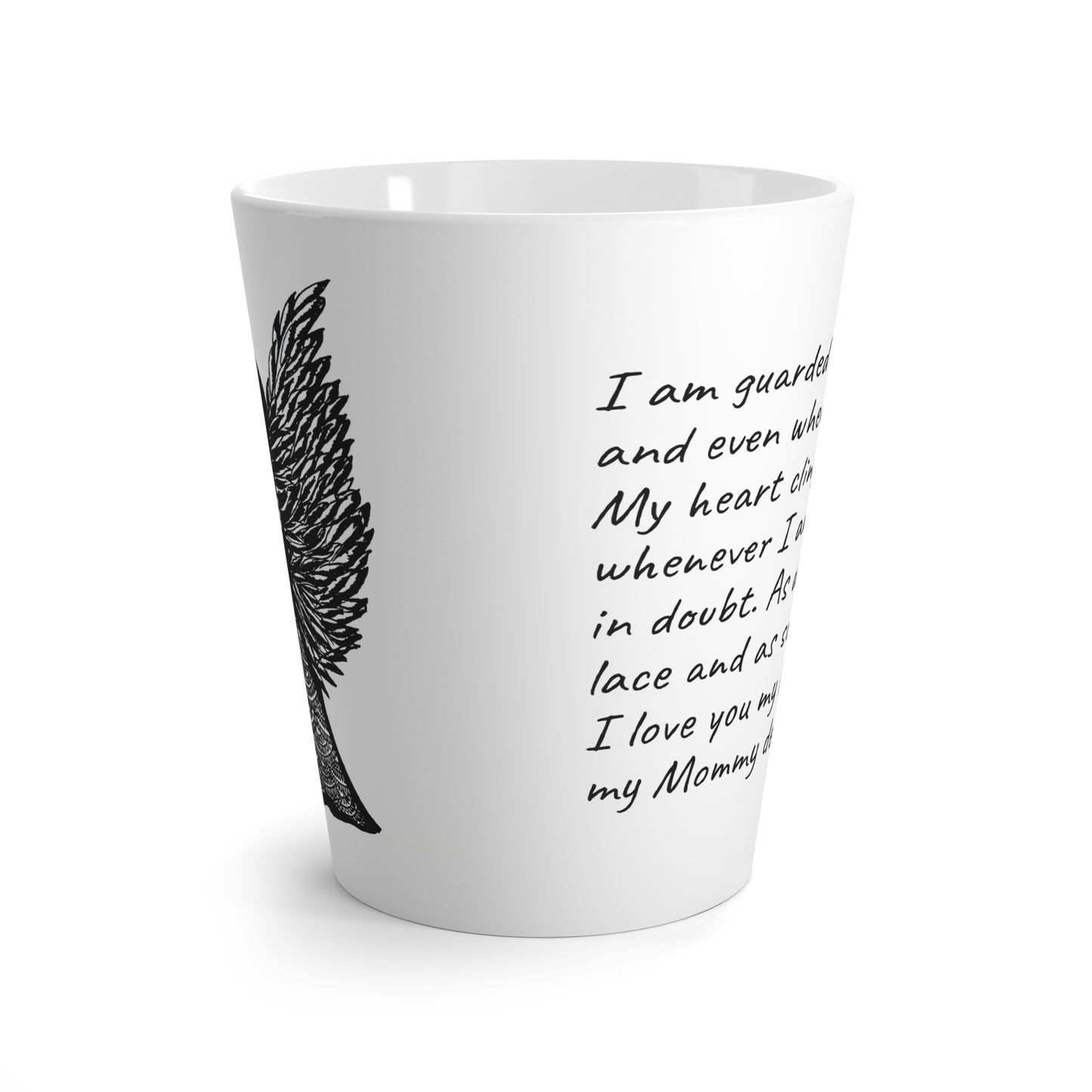 My Guardian Angel Latte Coffee Mug